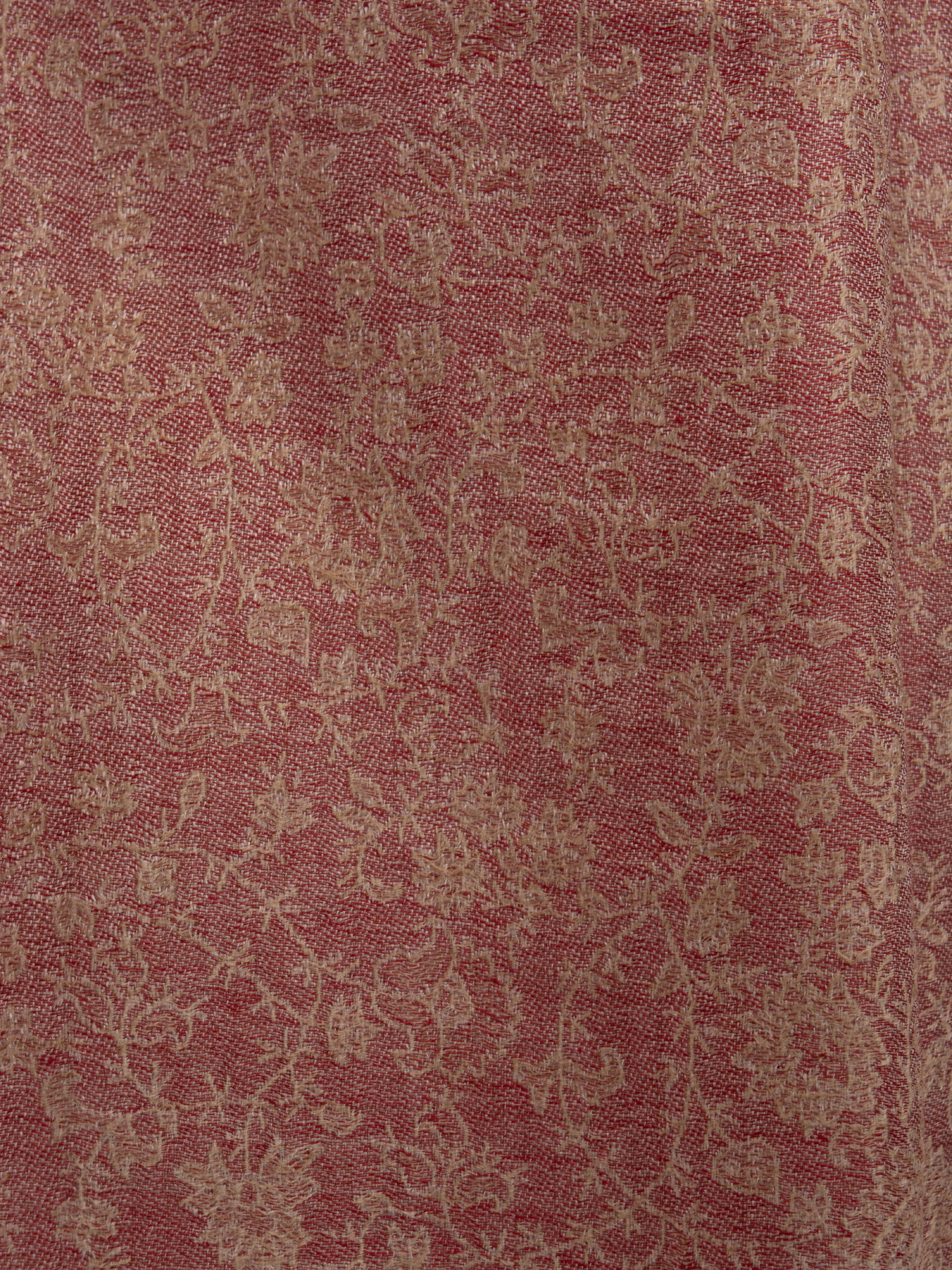 Bronze Ash Woven Pashmina Wool Scarf