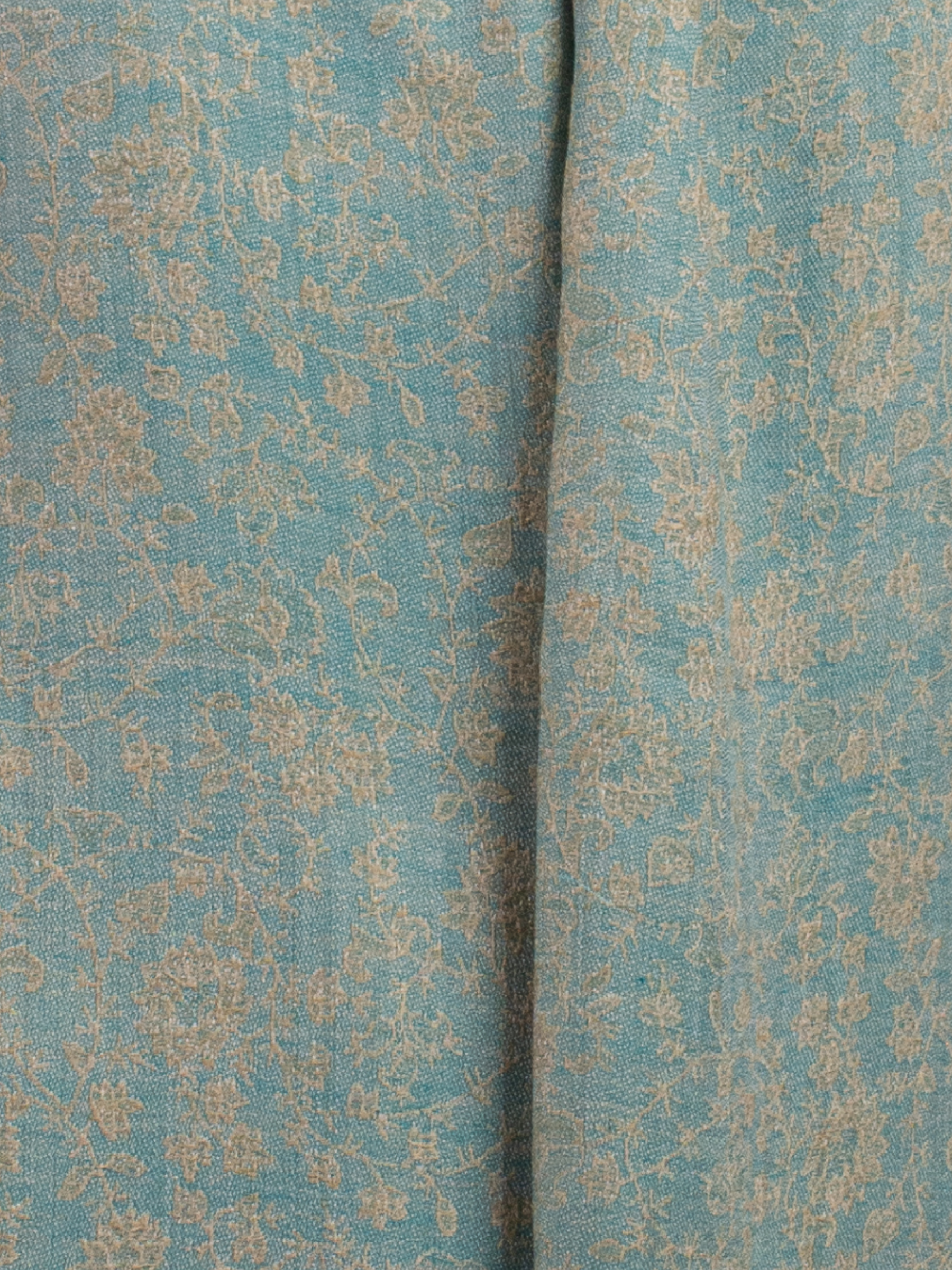 Ocean Slate Woven Pashmina Wool Scarf
