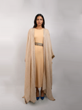 100% Egyptian Crinkled Cotton Long Bisht