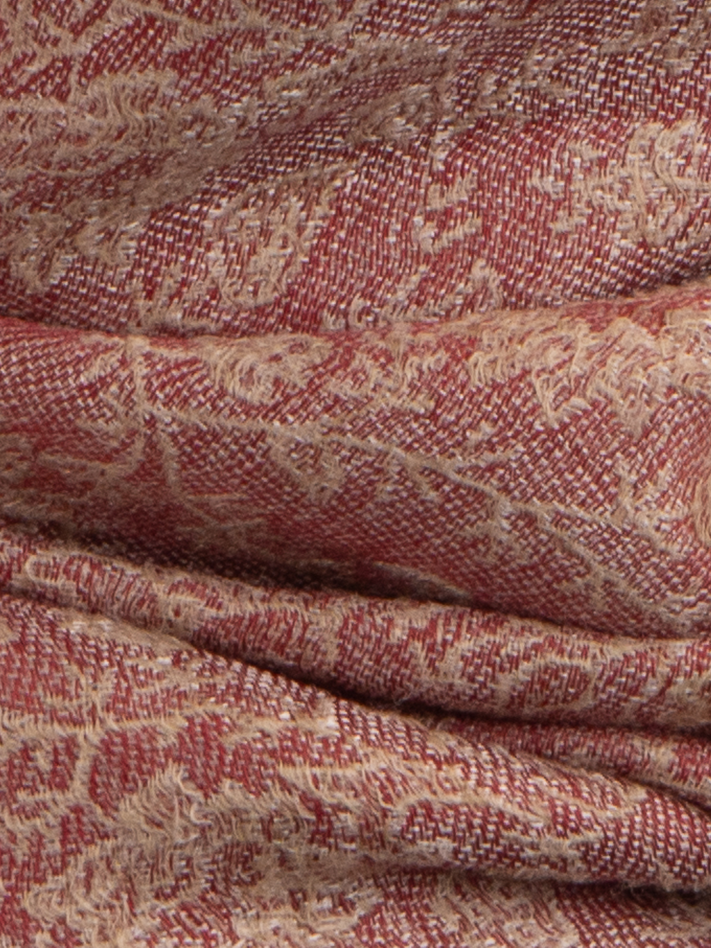 Bronze Ash Woven Pashmina Wool Scarf