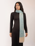 Lagoon Beach Woven Pashmina Wool Scarf