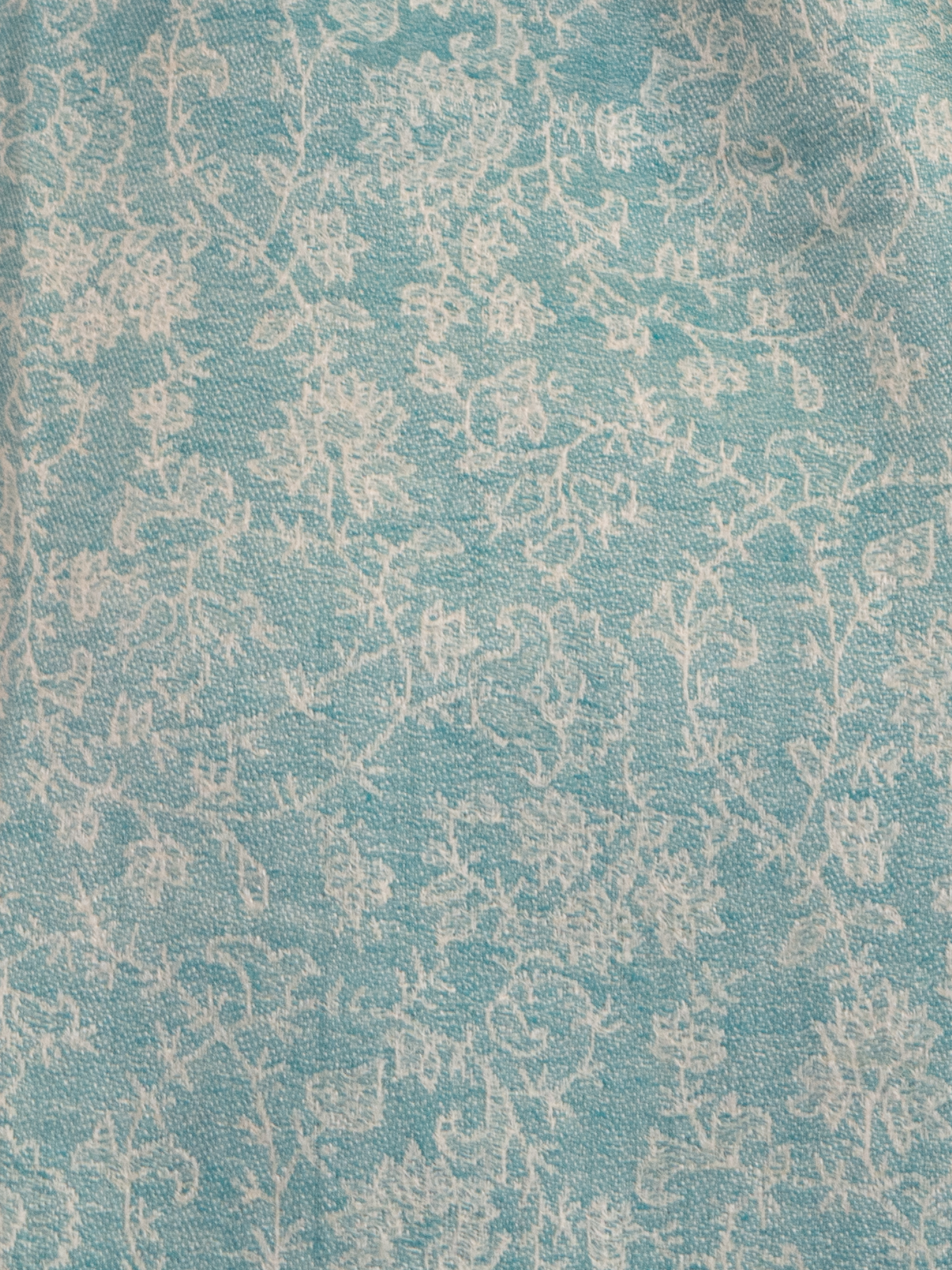 Lagoon Beach Woven Pashmina Wool Scarf