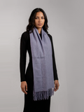 Lavender Ash Pashmina Wool Scarf