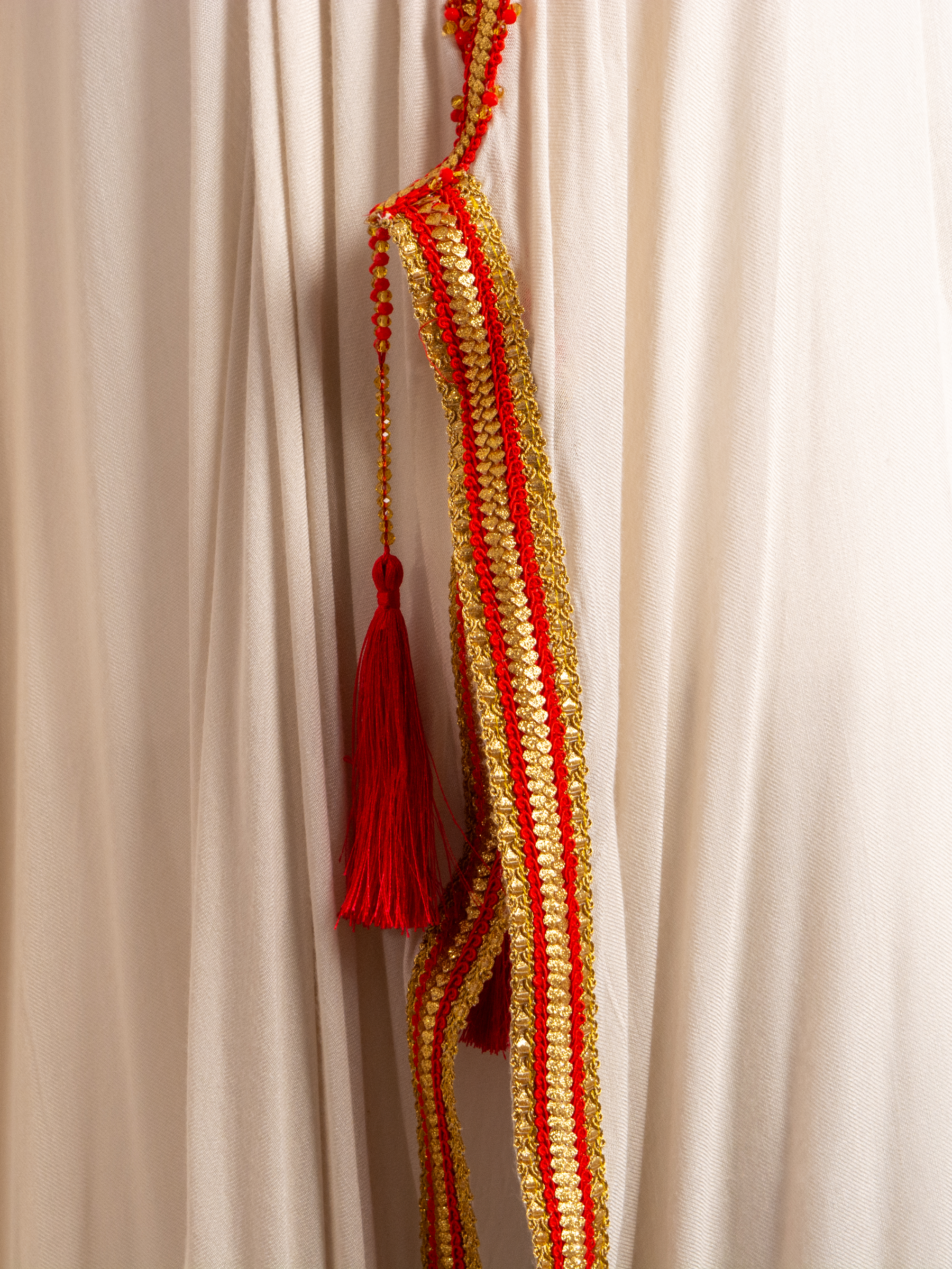 100% Egyptian Bamboo Long bisht with Embroidery