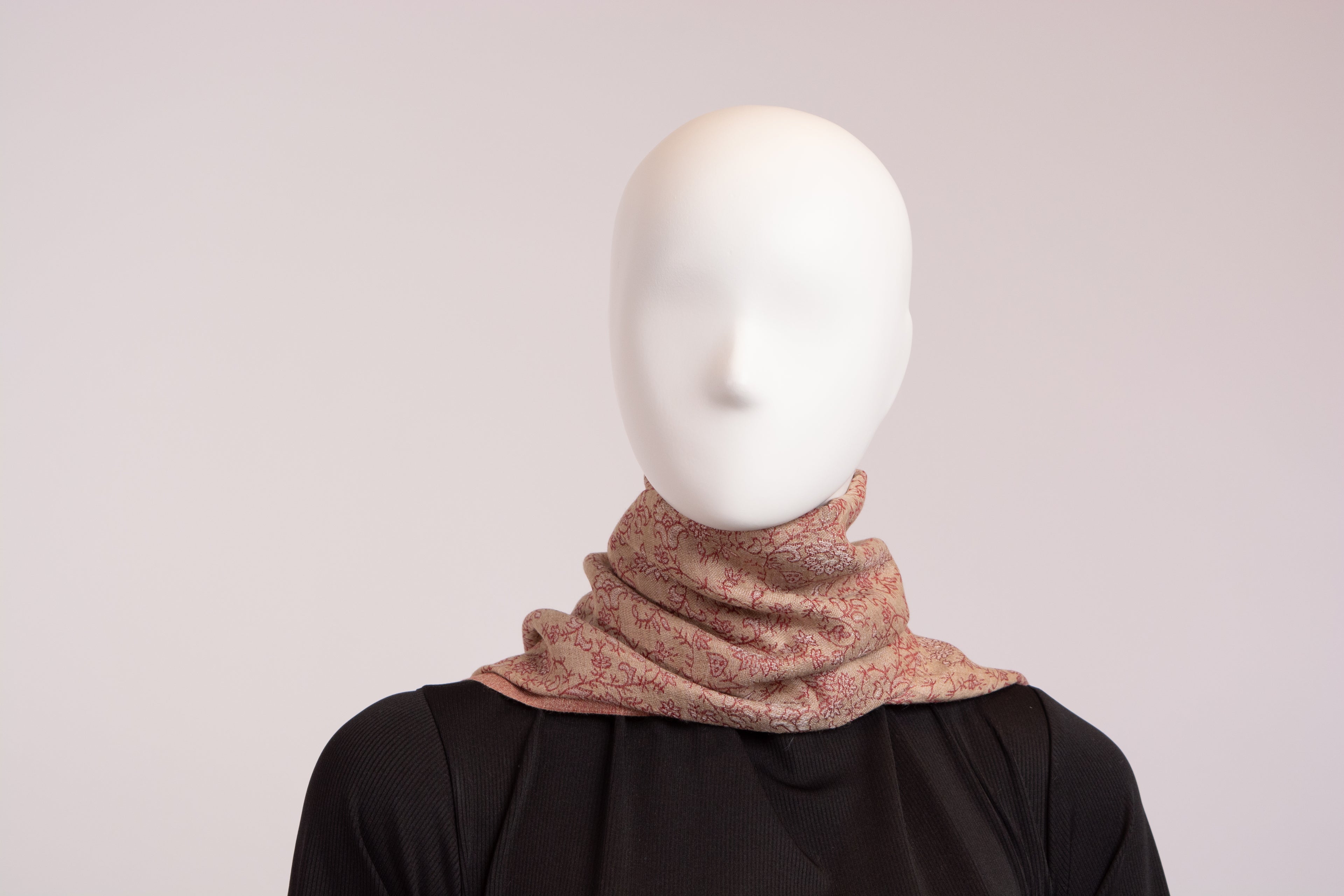 Bronze Woven Pashmina Wool scarf